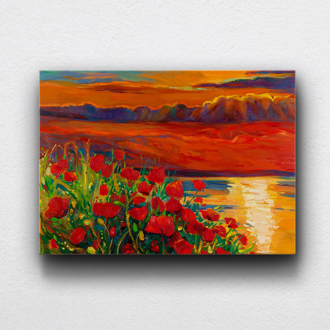 Sunset & Poppies Canvas Sets