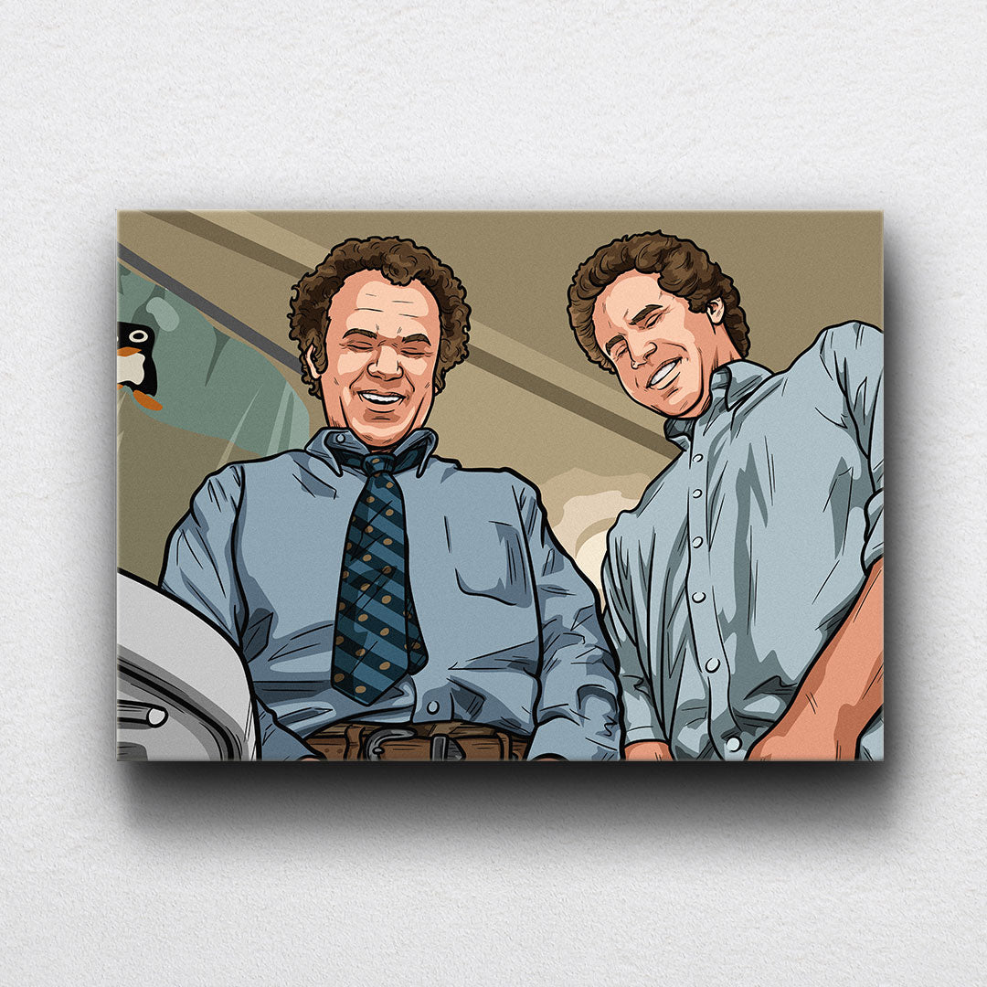 Step Brothers Sword Fight Comic Canvas Sets