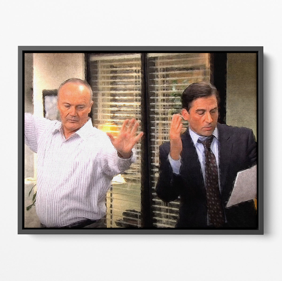 The Office Creeds Cartwheel Poster/Canvas | Far Out Art 
