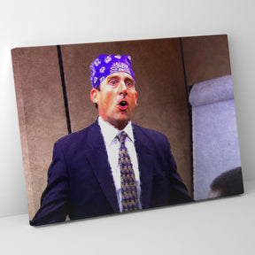 The Office Prison Mike Poster/Canvas | Far Out Art 