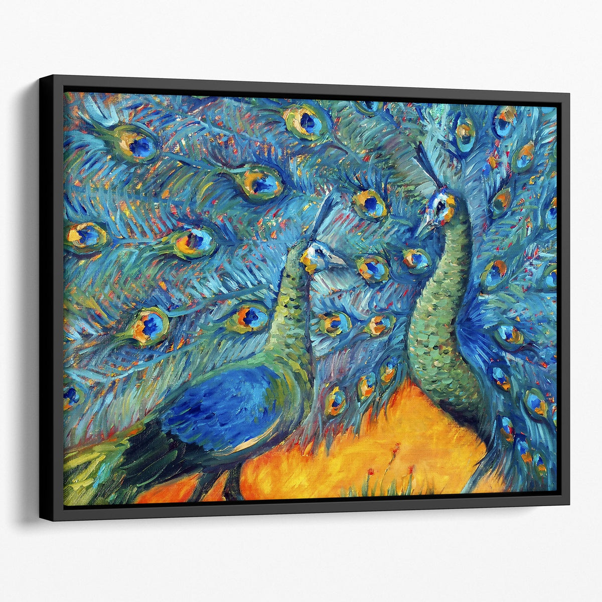 The Two Peacocks Canvas Sets