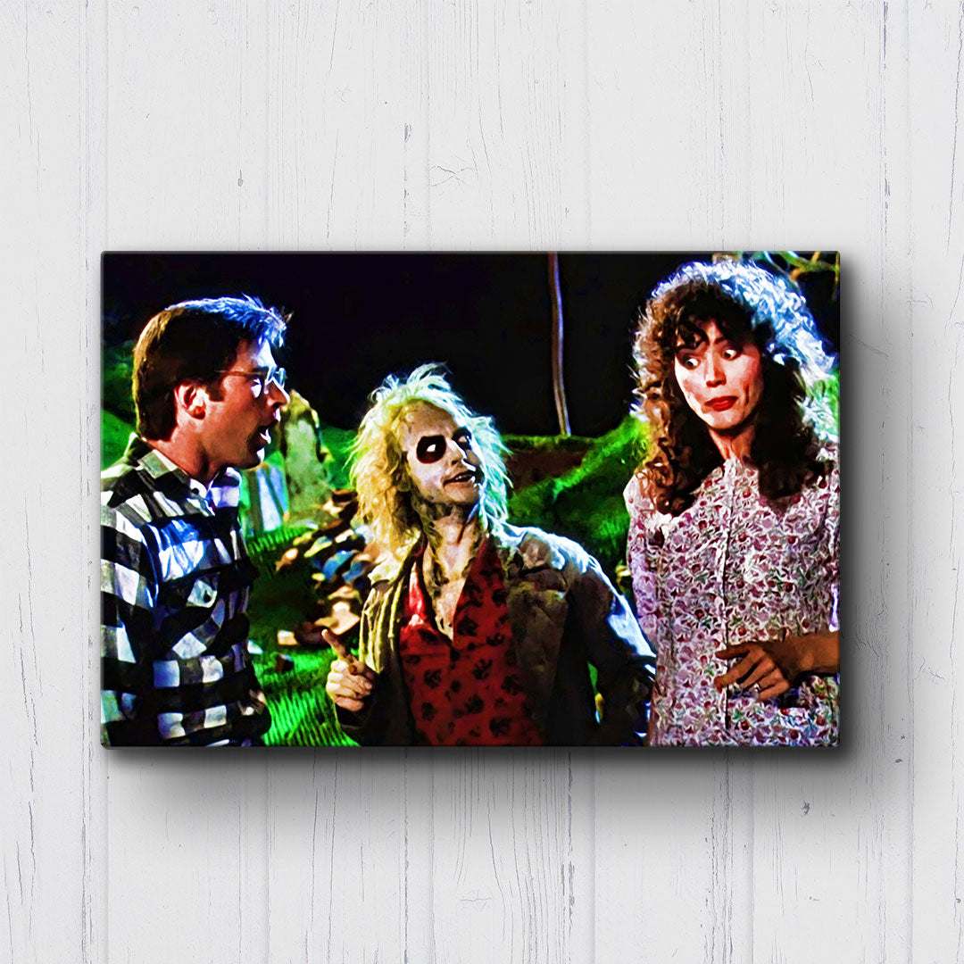 Beetlejuice Throw Your Voice Canvas Sets