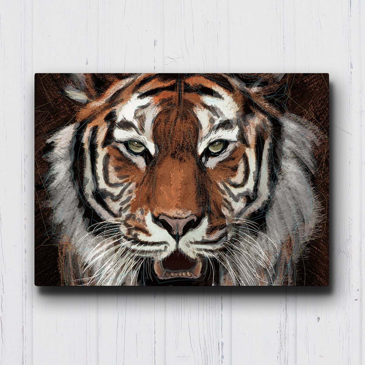 Tiger Lines Canvas Sets