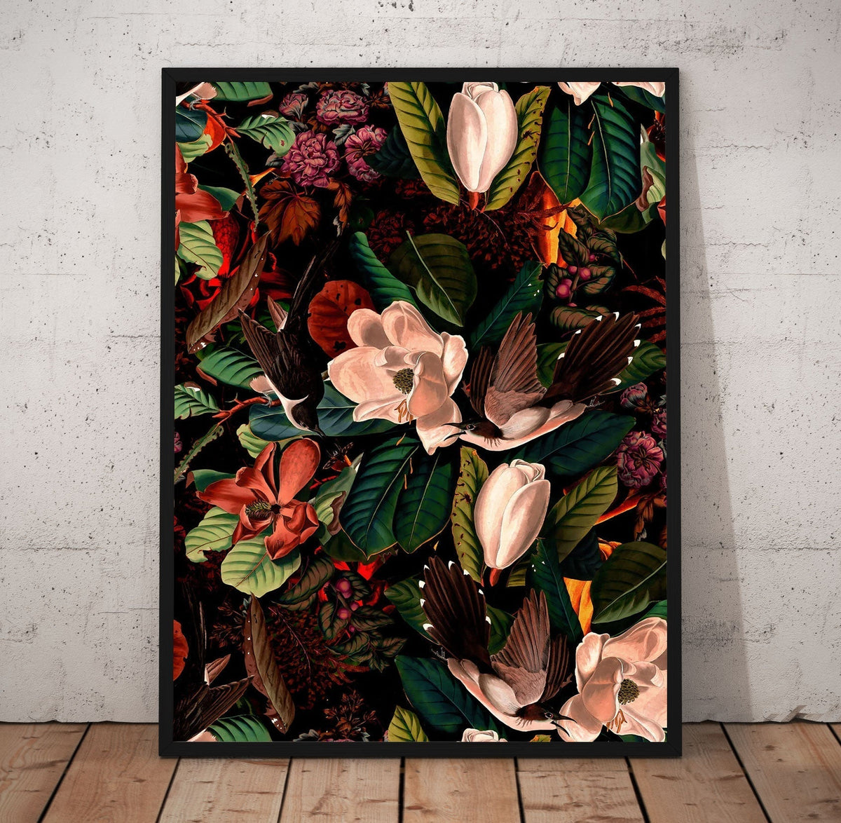 Tropic Swallows Poster/Canvas | Far Out Art 