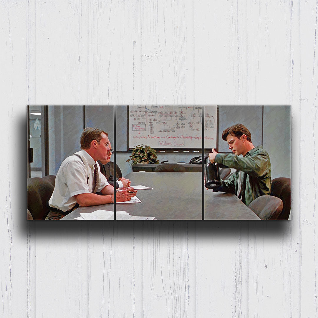 Office Space Typical Day Canvas Sets