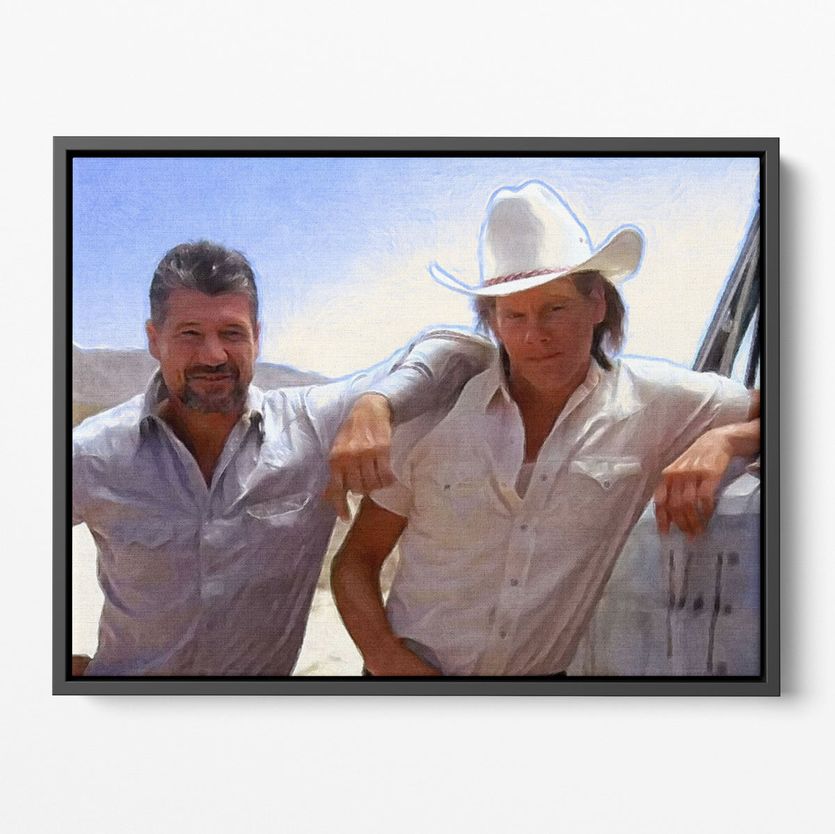 Tremors Val & Earl Poster/Canvas | Far Out Art 