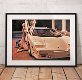 Wolf Of Wall Street - Lemmons and Lambos | Far Out Art 