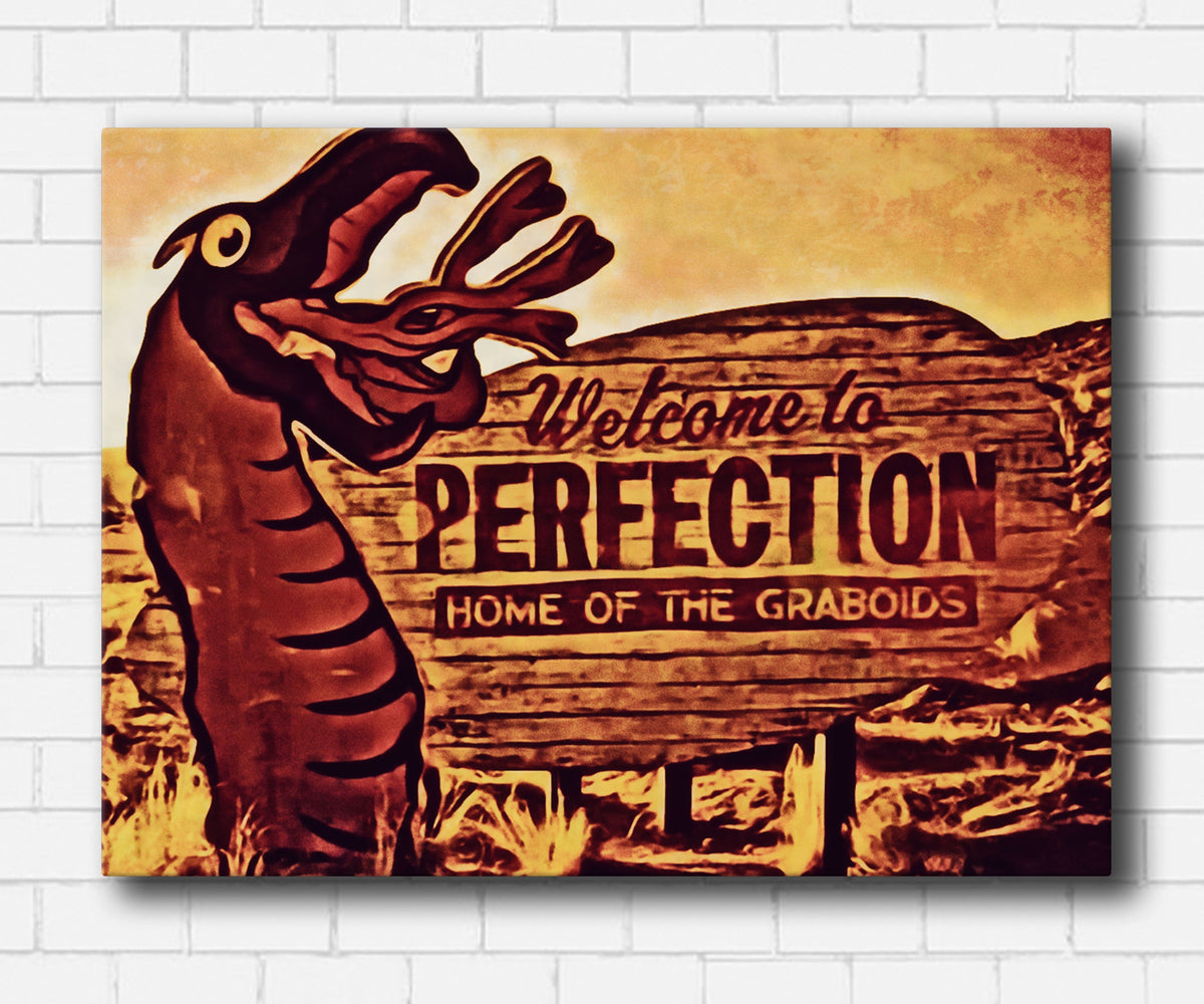 Tremors Welcome To Perfection Canvas Sets