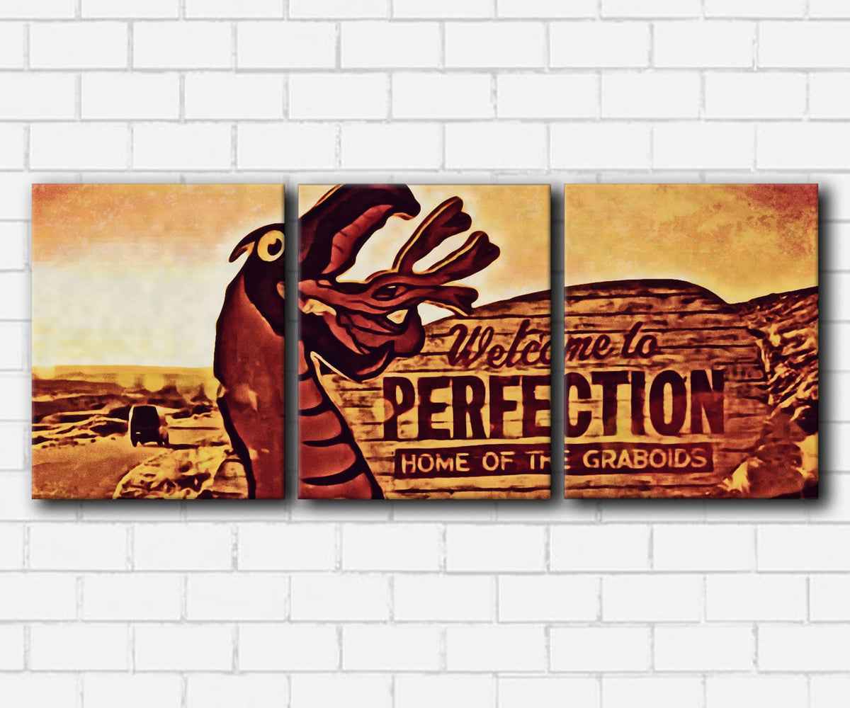 Tremors Welcome To Perfection Canvas Sets