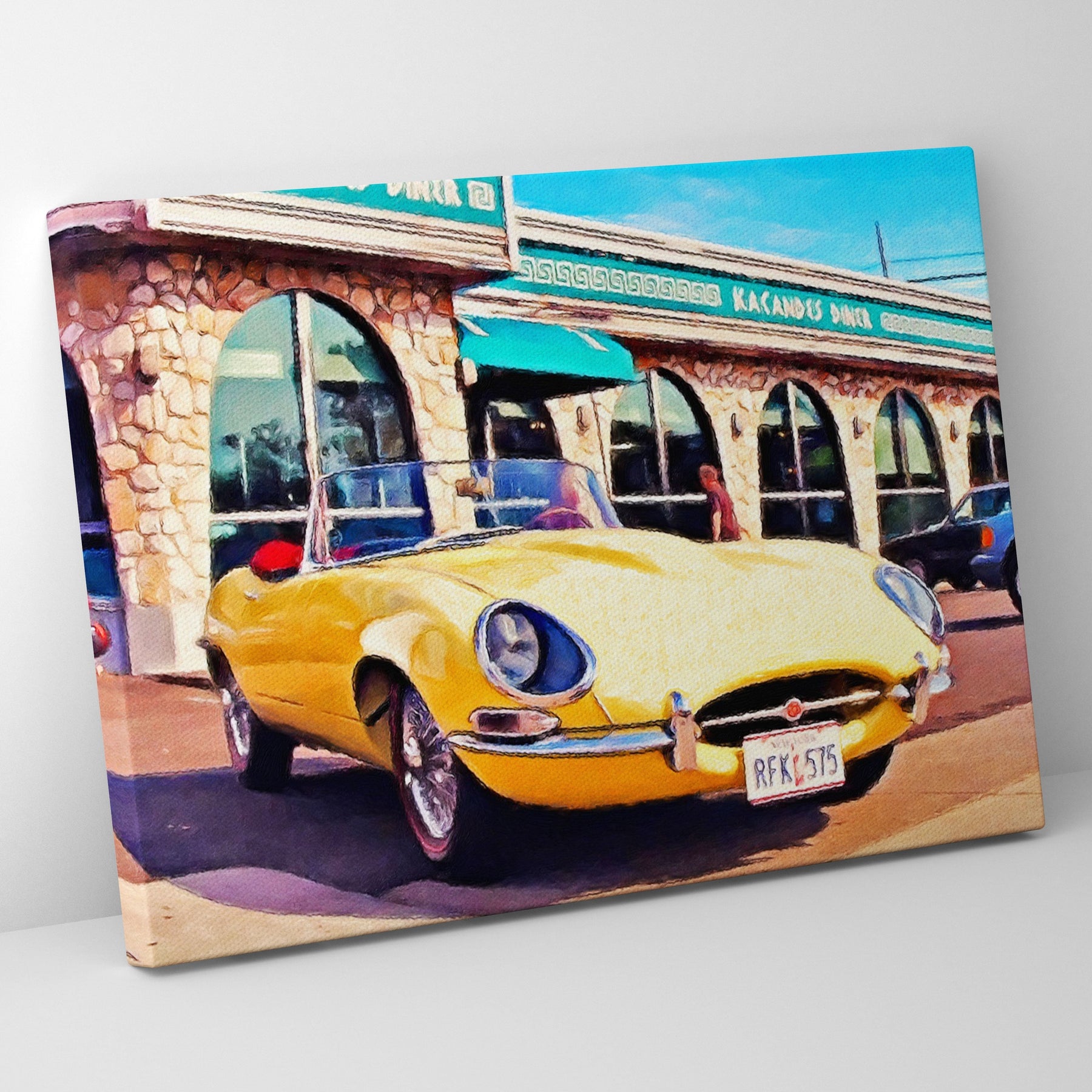Wolf Of Wall Street Jag Poster/Canvas | Far Out Art 