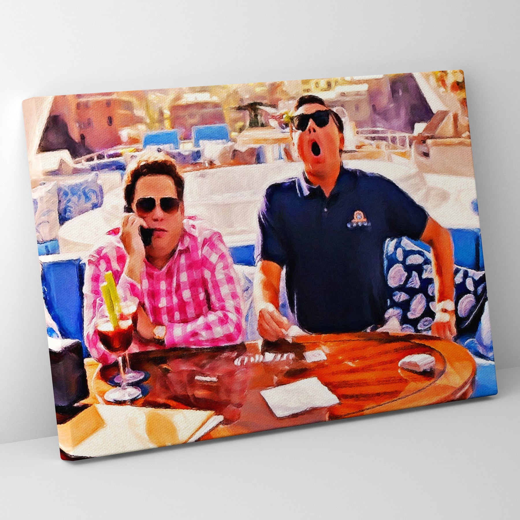 Wolf Of Wallstreet Bad News Poster/Canvas | Far Out Art 