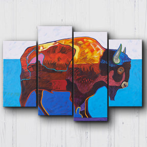 Abstract Buffalo Canvas Sets
