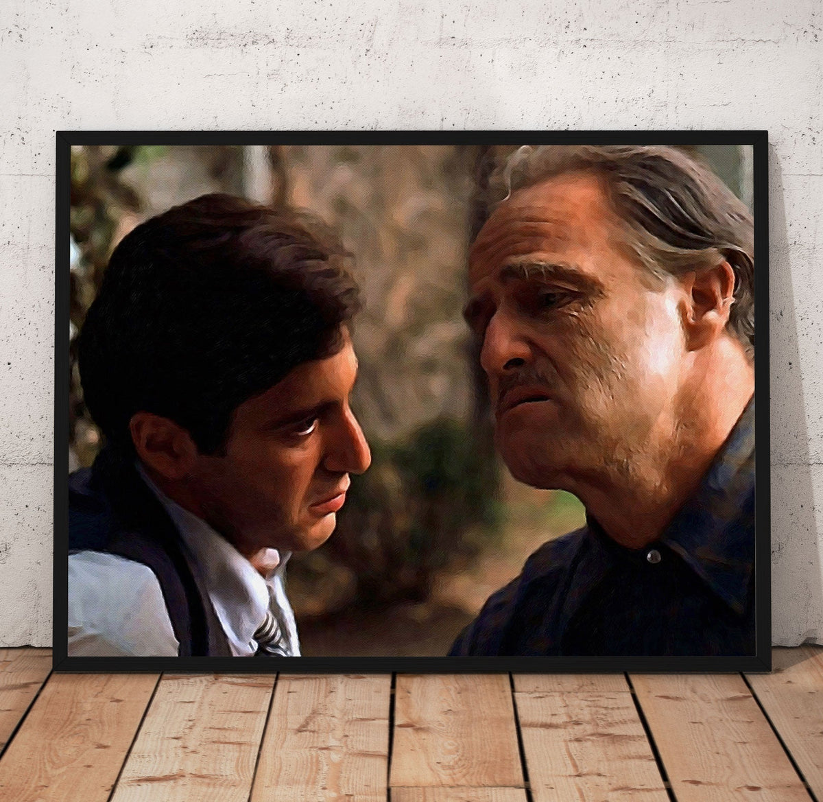 The Godfather Assassination Poster/Canvas | Far Out Art 