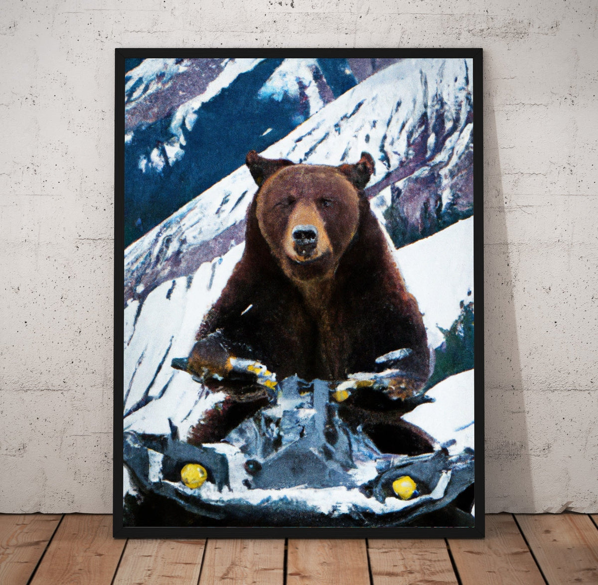 ATV Grizzly Canvas/Poster | Far Out Art 