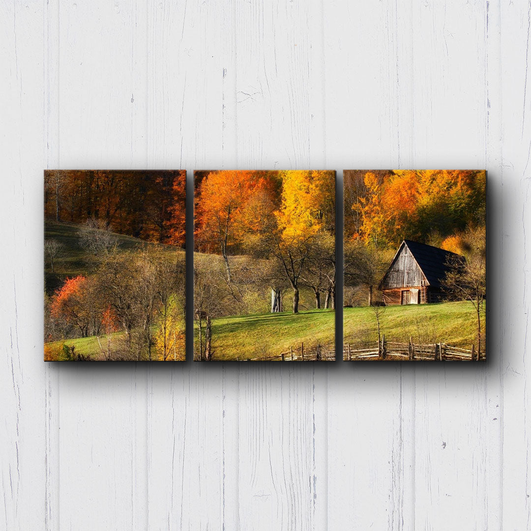 Autumn Barn Canvas Sets