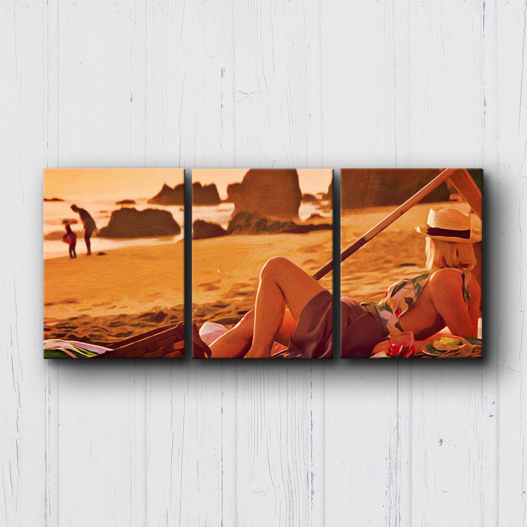 True Romance Bama On The Beach Canvas Sets