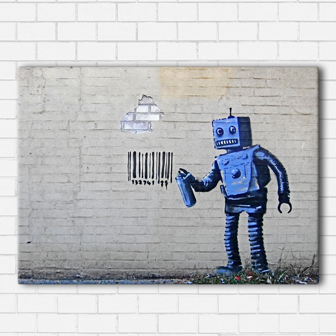 Banksy Barcode Canvas Sets