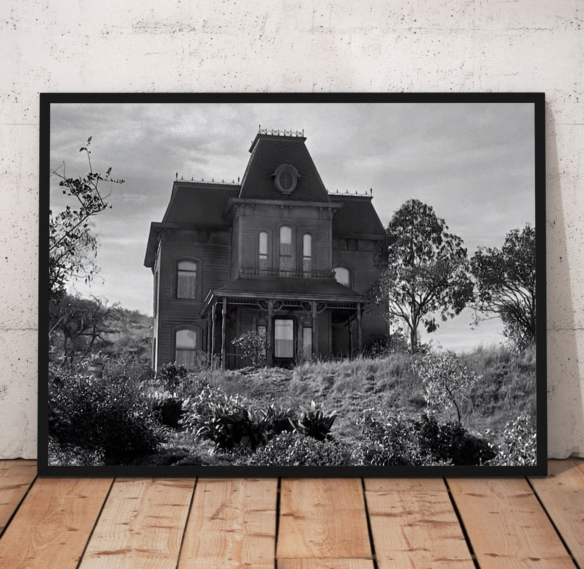 Psycho The Old Bates Place Poster/Cavnas | Far Out Art 