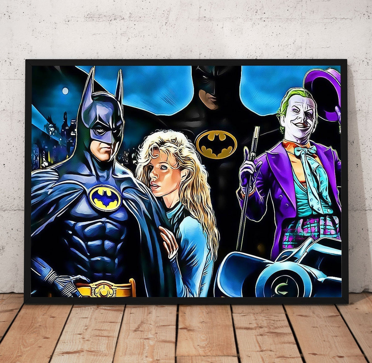 Batman Collage Wall Art | Far Out Art 
