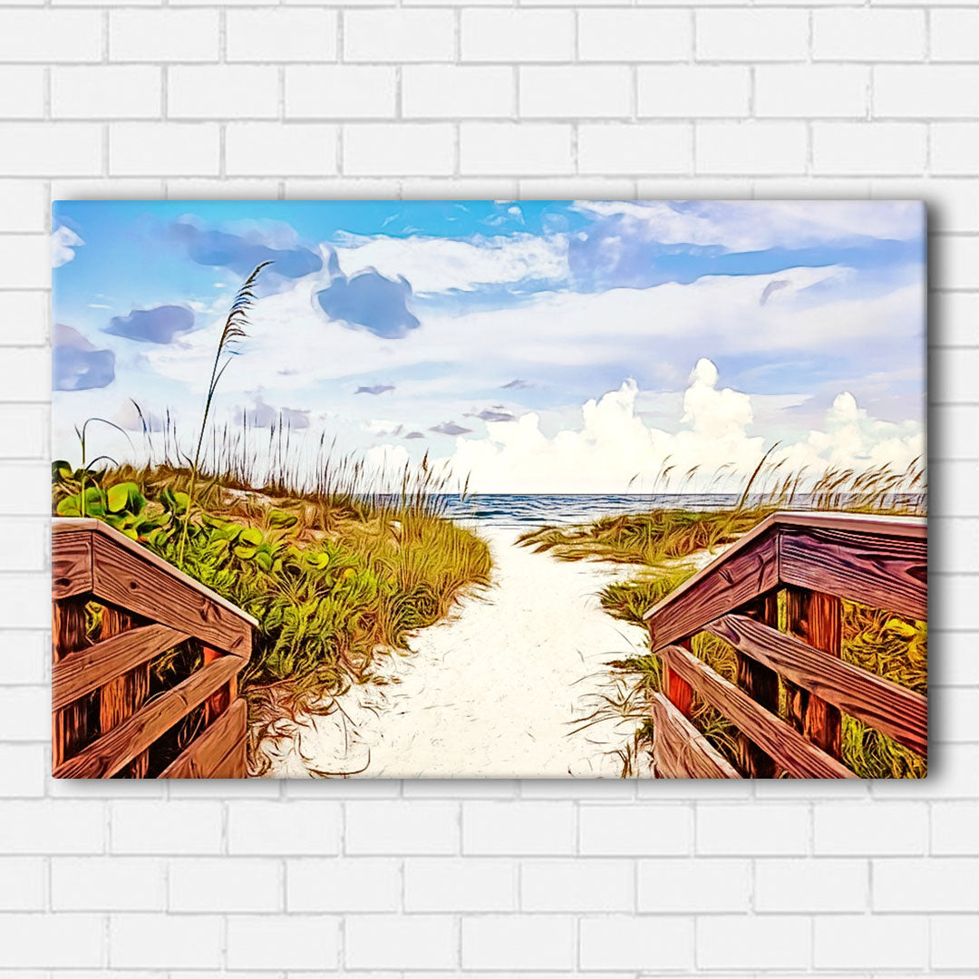 Beach Path  Canvas Sets