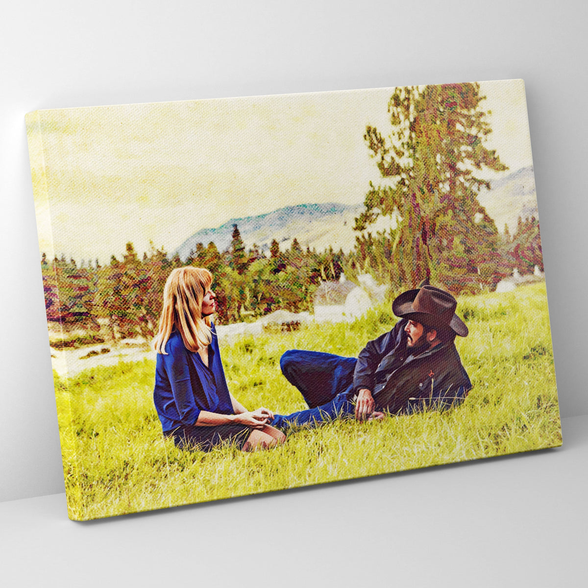 Yellowstone Beth & Rip Poster/Canvas | Far Out Art 