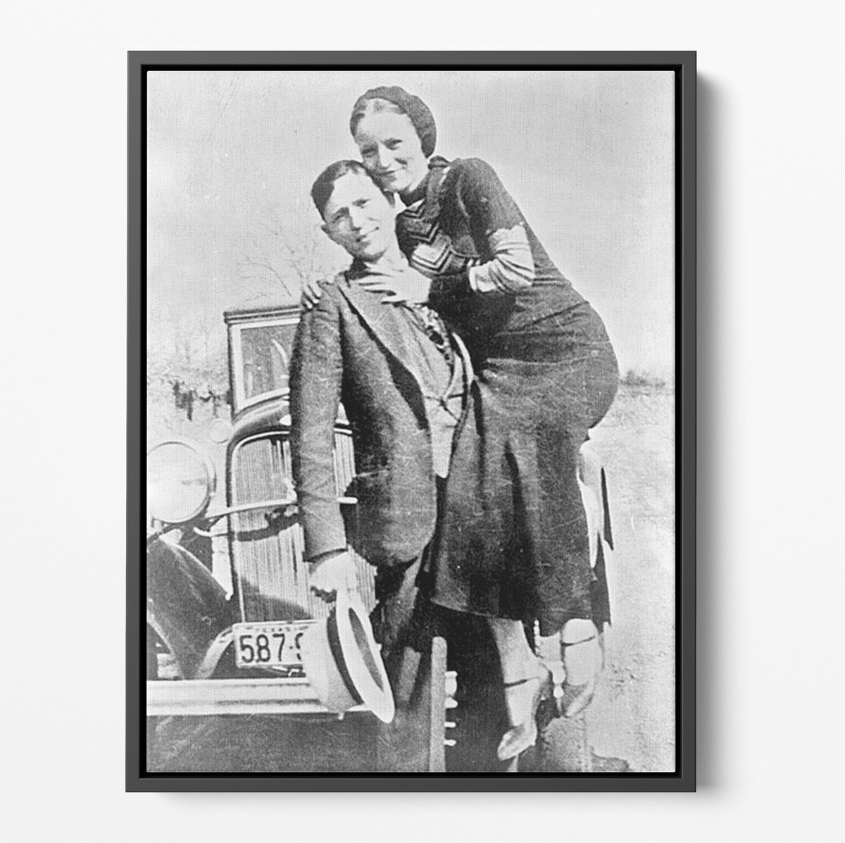 Bonnie & Clyde Poster/Canvas | Far Out Art 