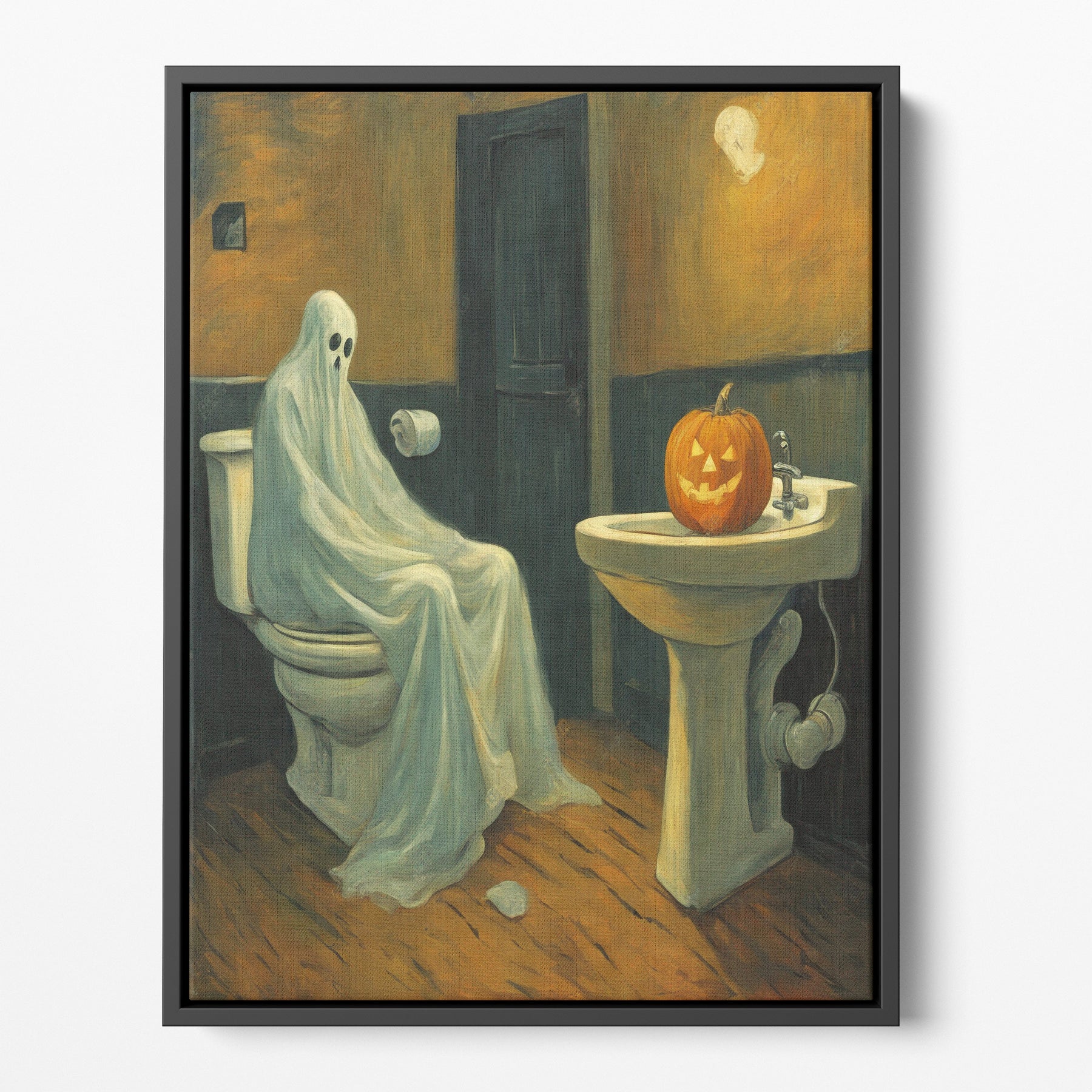 Boo Bathroom Poster/Canvas | Far Out Art 
