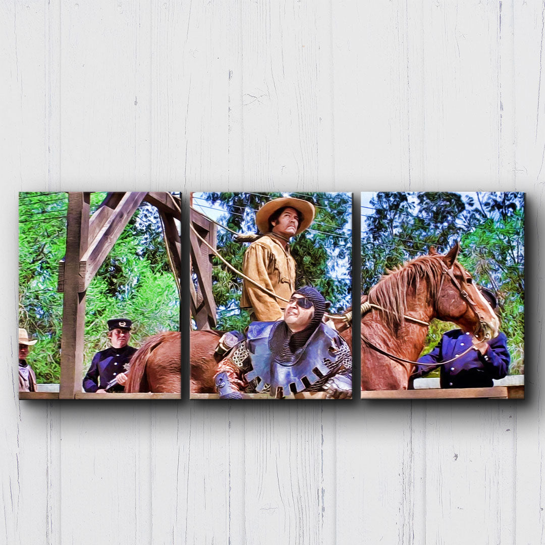 Blazing Saddles Booked Solid Canvas Sets