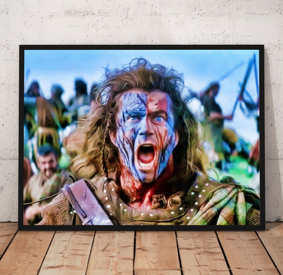 Braveheart Savage Poster/Canvas | Far Out Art 