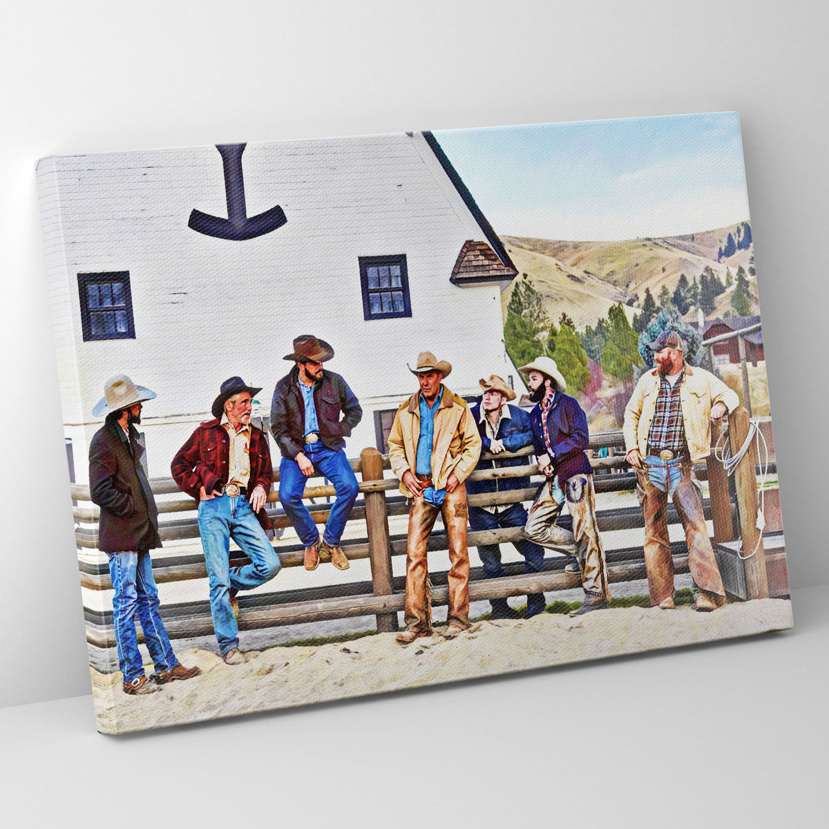 Yellowstone Bunkhouse Poster/Canvas | Far Out Art 