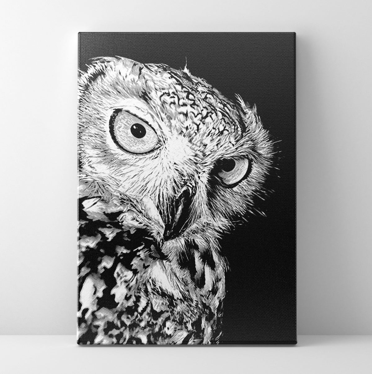 B/W Owl Prints | Far Out Art 