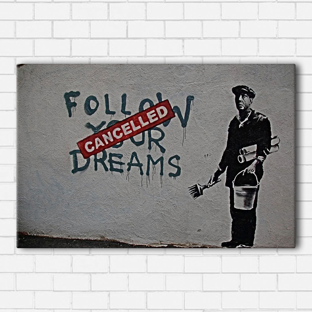 Banksy Dreams Cancelled Canvas Sets