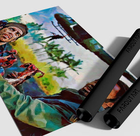 Tropic Thunder Can't Cry Poster/Canvas | Far Out Art 