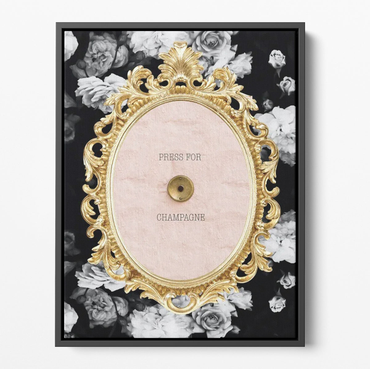 Champagne Please Poster/Canvas | Far Out Art 