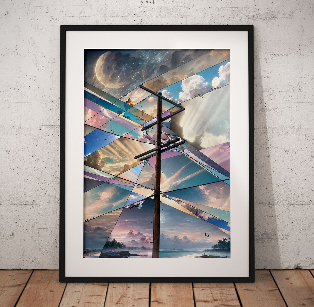 Chaotic Power Poster/Canvas | Far Out Art 