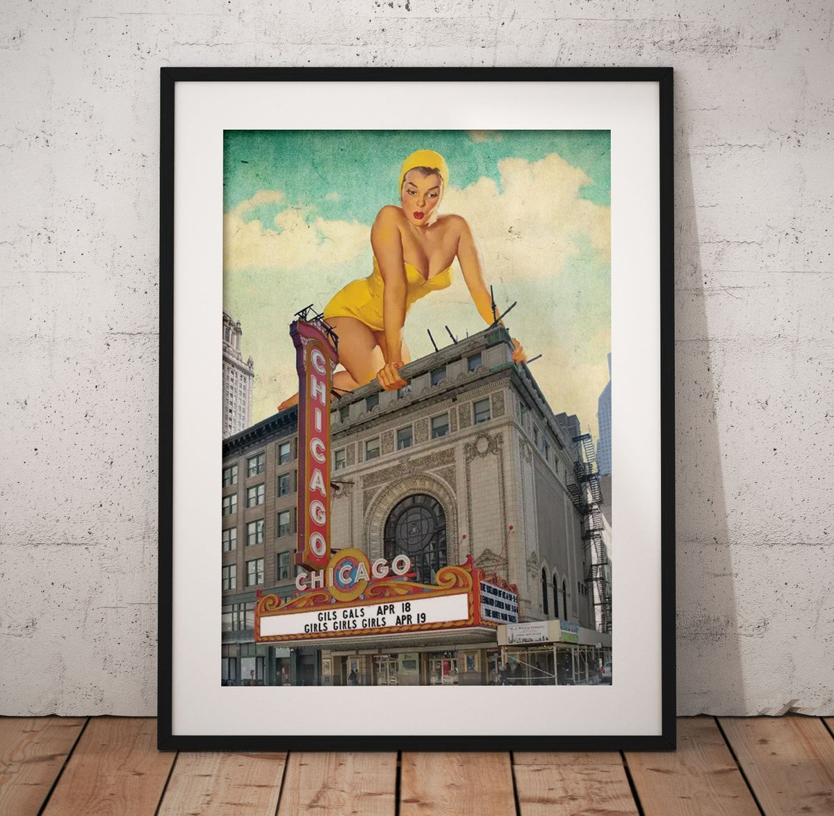 Chicago Pin Up Poster/Canvas | Far Out Art 