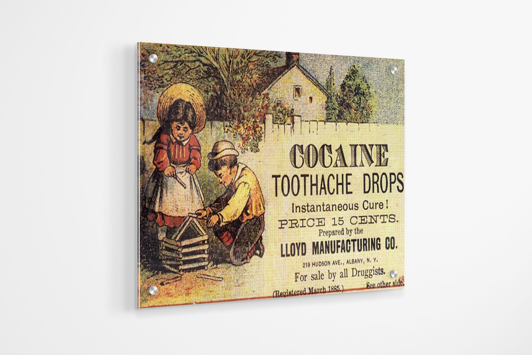 Cocaine Tooth Ache Wall Art