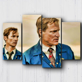 True Detective Cohle & Hart '95 Canvas Sets