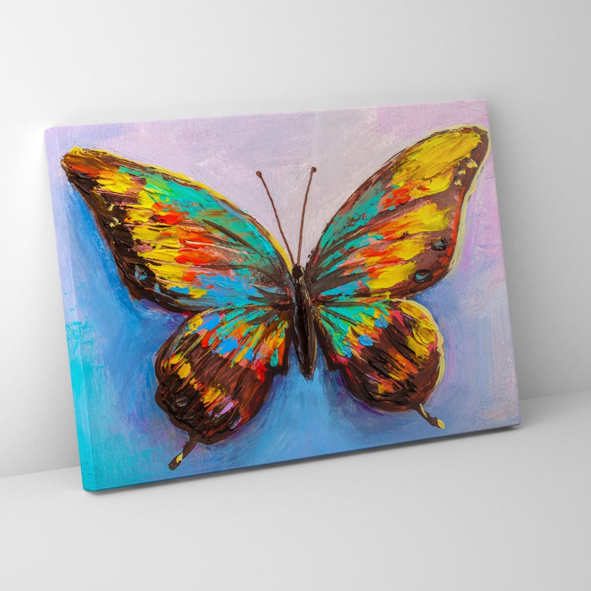 Color Splash Butterfly Canvas Sets