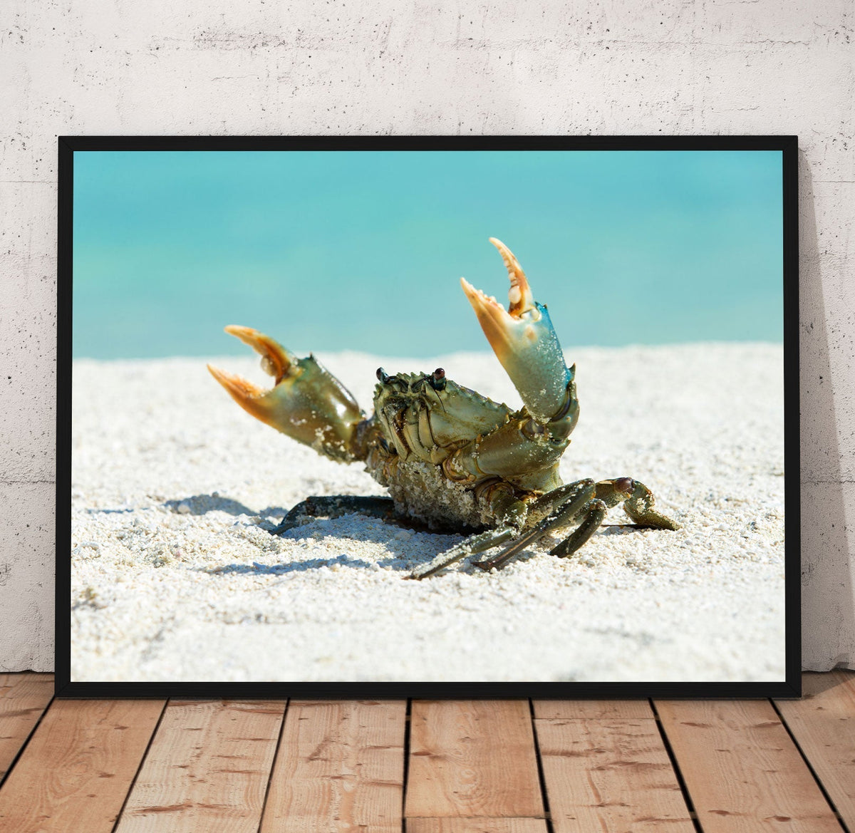 Come At Me Crab Poster/Canvas | Far Out Art 