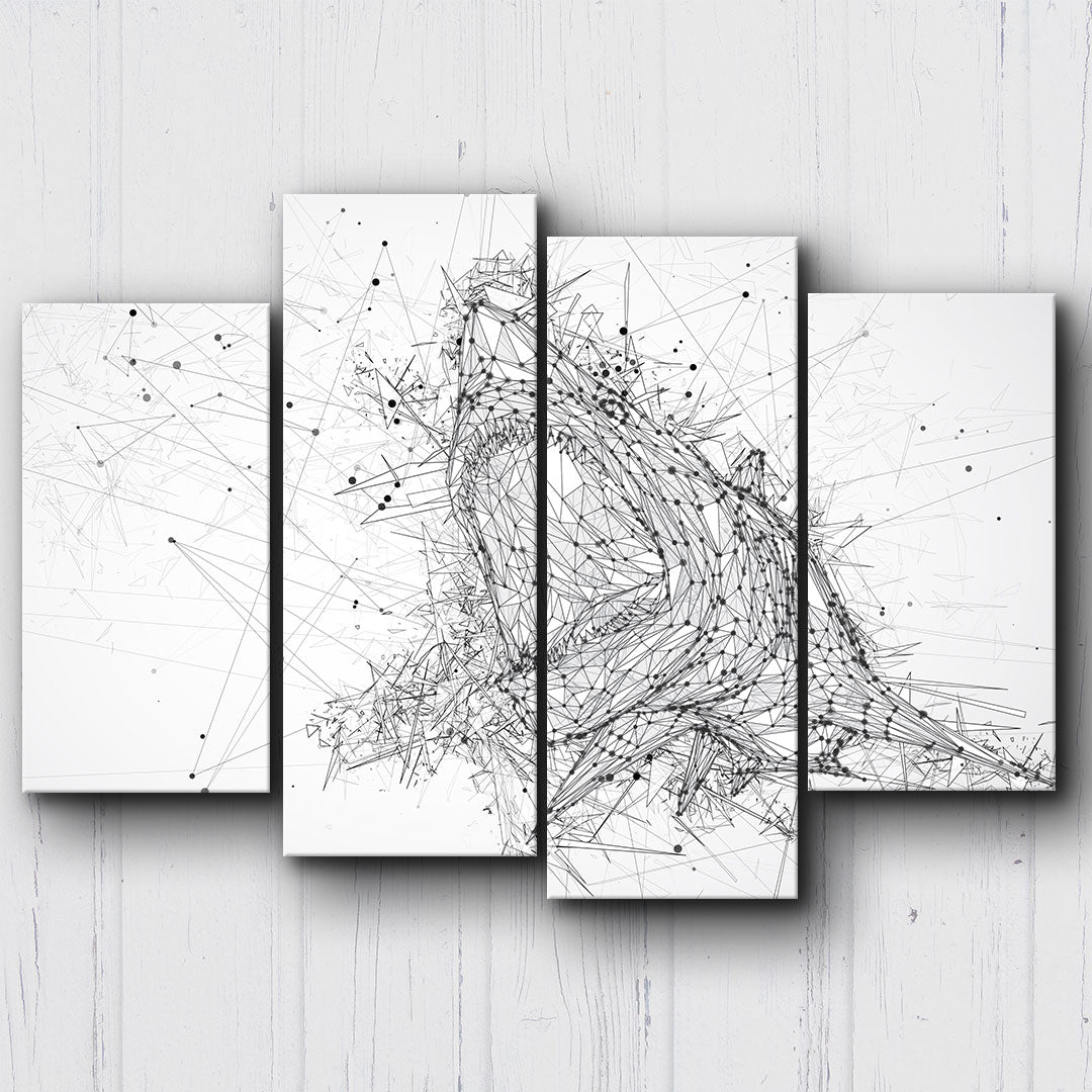 Connect The Dots Great White Shark Canvas Sets