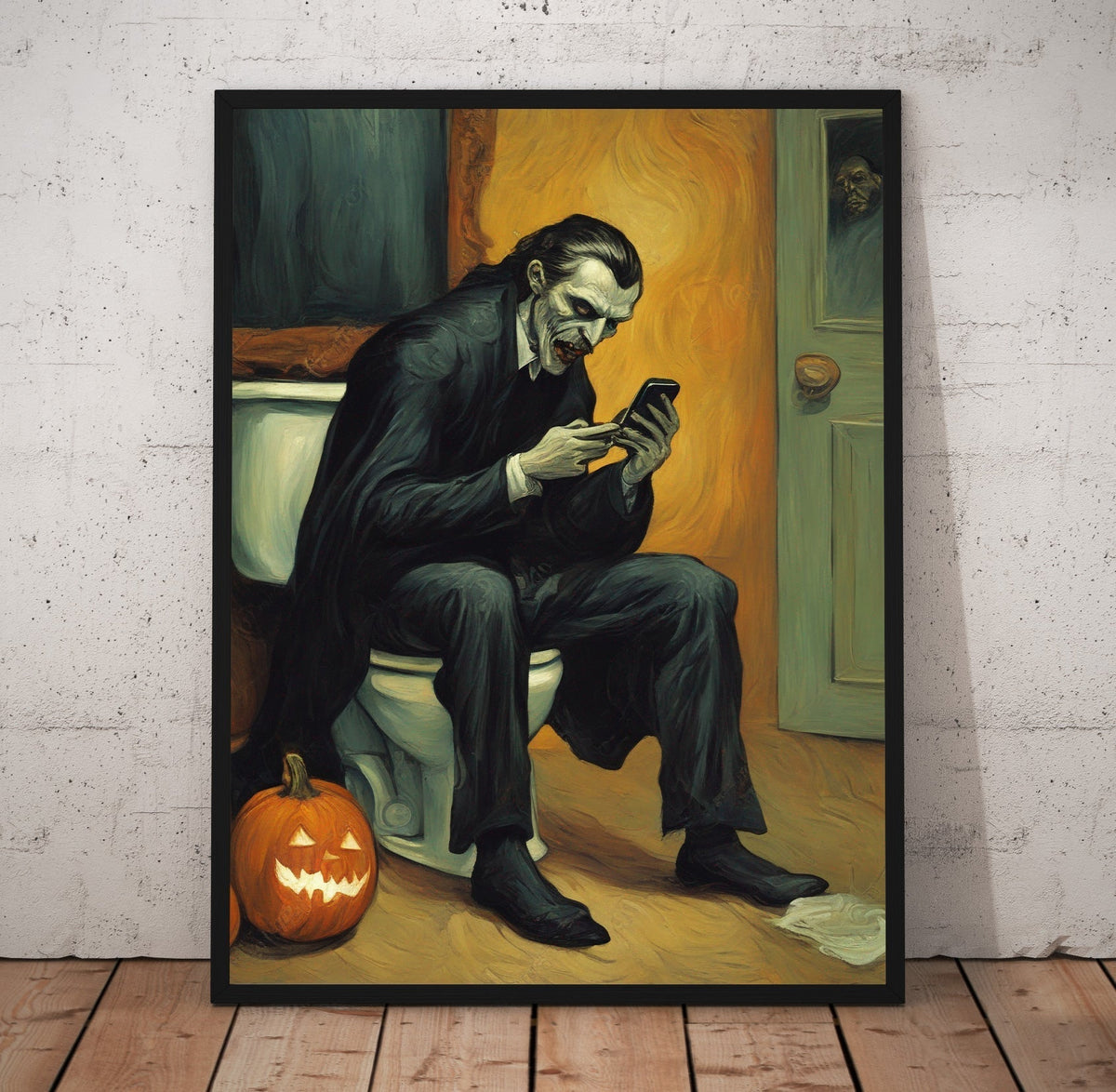 Count Dracula Bathroom Poster/Canvas | Far Out Art 