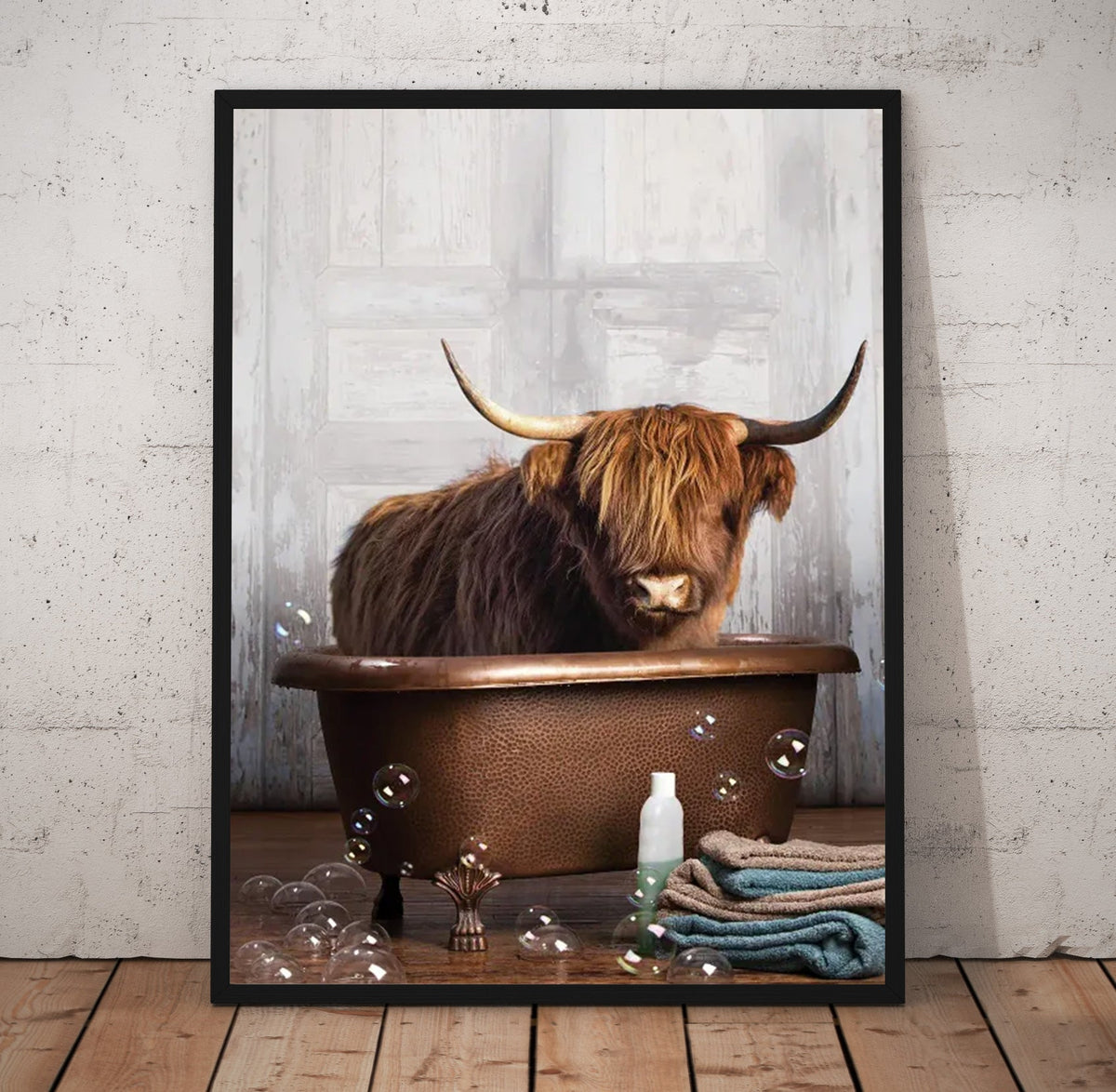 Clean Cow Poster/Canvas | Far Out Art 