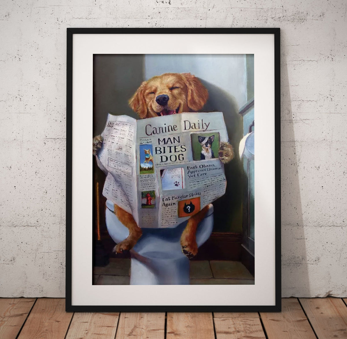 Daily Canine Poster/Canvas | Far Out Art 