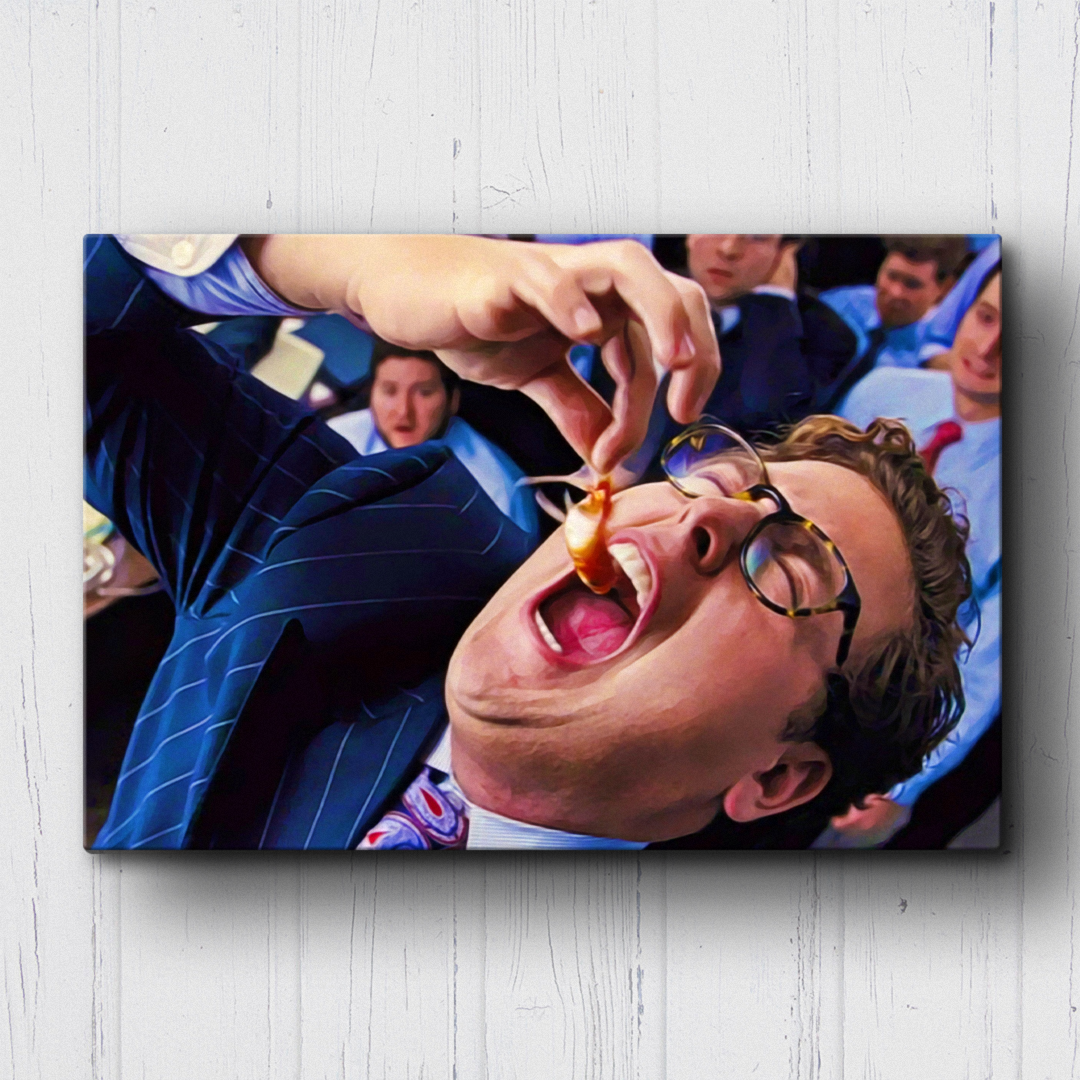 Wolf Of Wall Street Donnie Vs Goldfish Canvas Sets