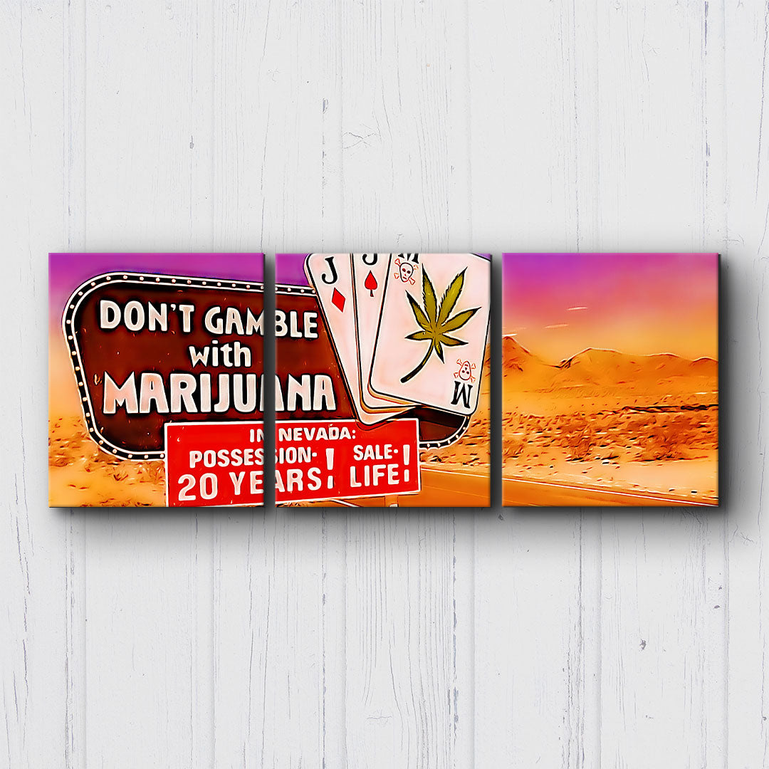 Fear And Loathing Don't Gamble Canvas Sets