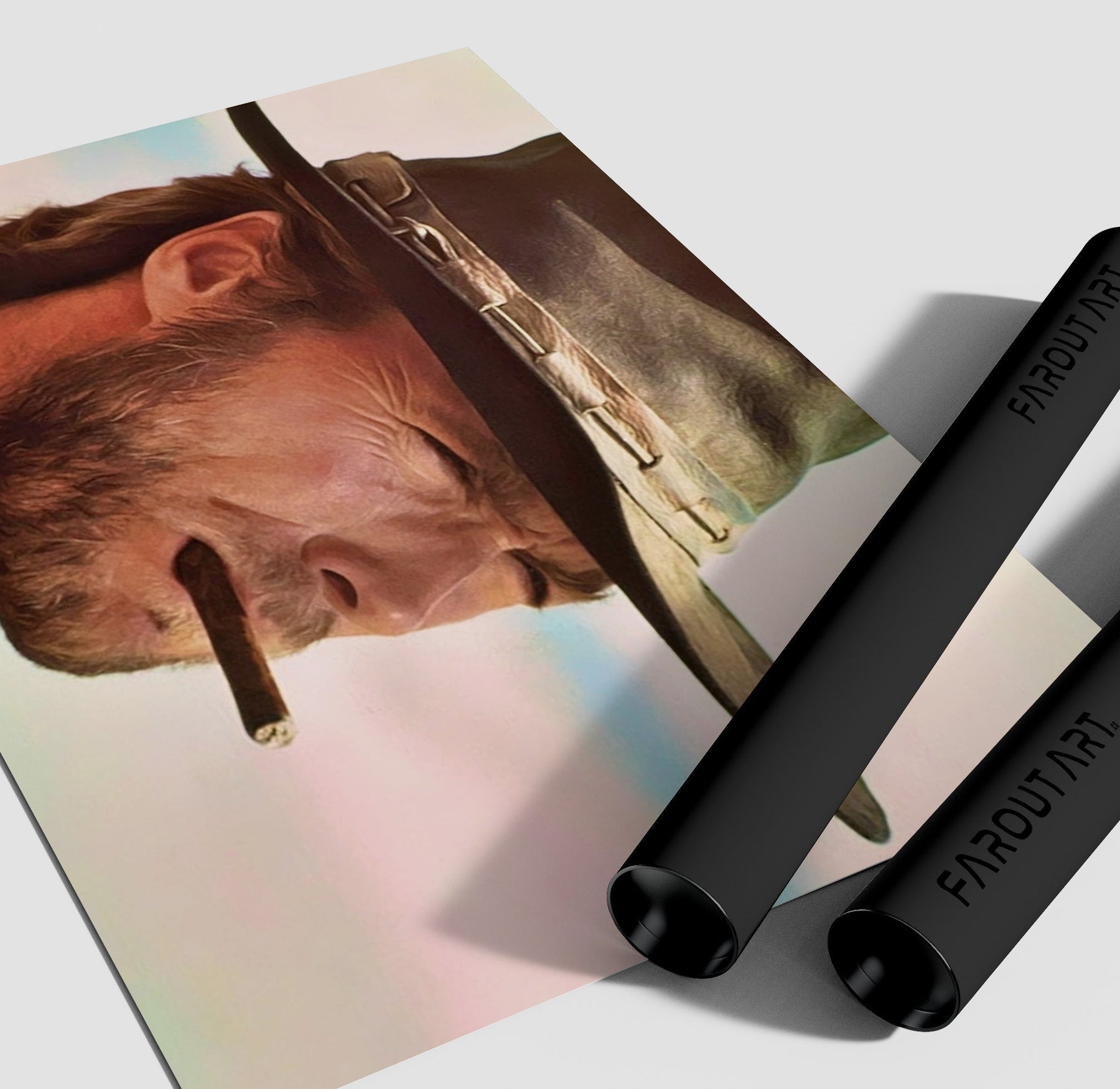 Eastwood Cigar Poster/Canvas | Far Out Art 