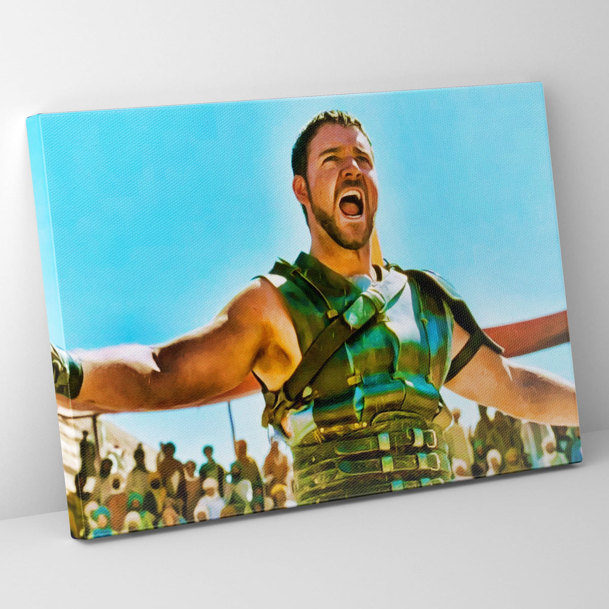 Gladiator Entertained Poster/Canvas | Far Out Art 
