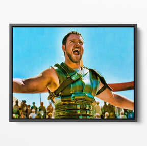 Gladiator Entertained Poster/Canvas | Far Out Art 