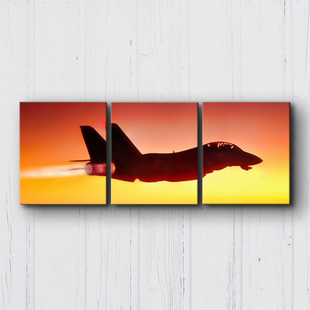 F-14 Sunset Canvas Sets